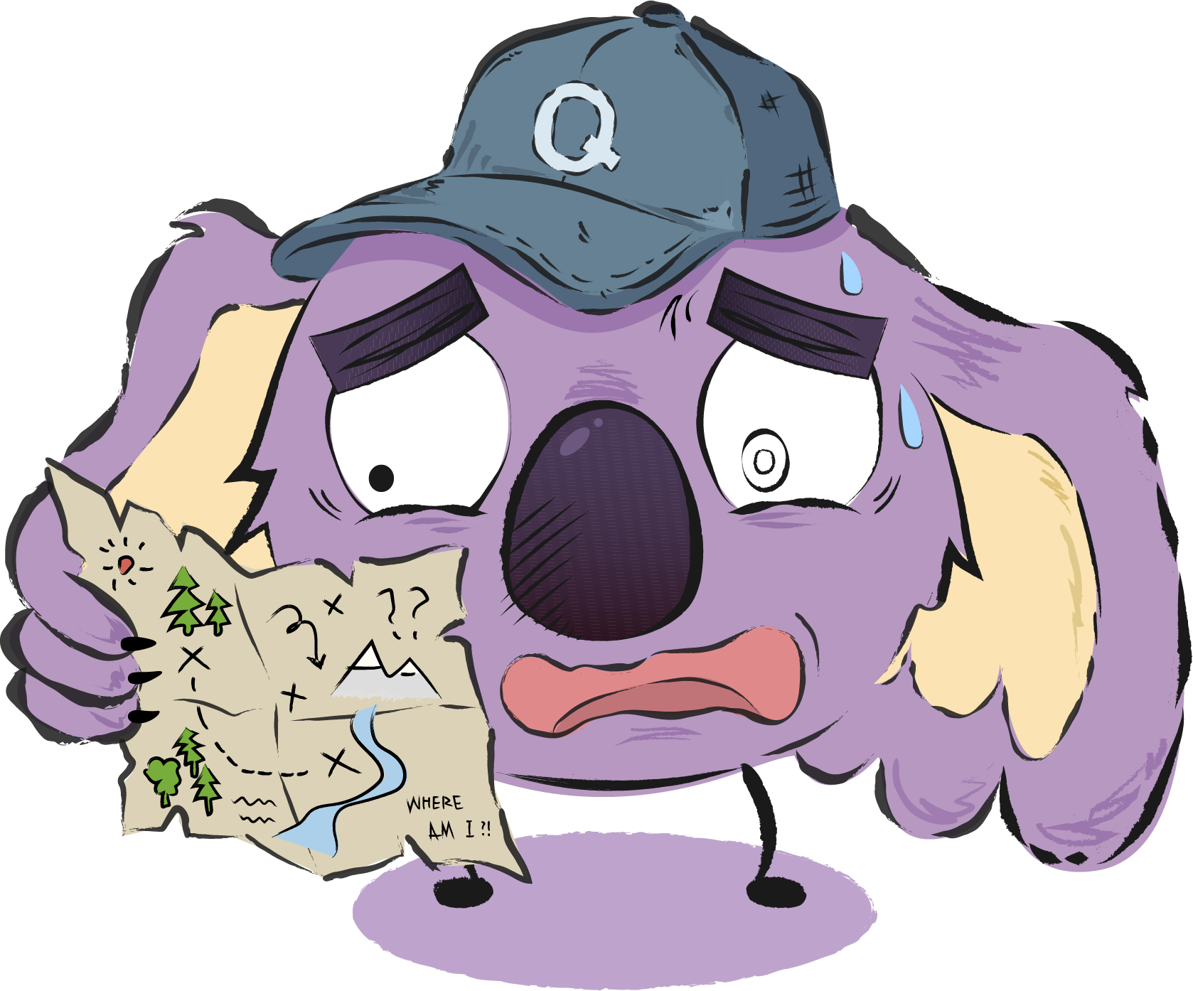 Meh Q mascot